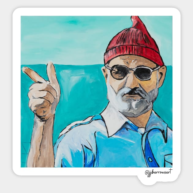 Team Zissou Sticker by JJ Barrows 